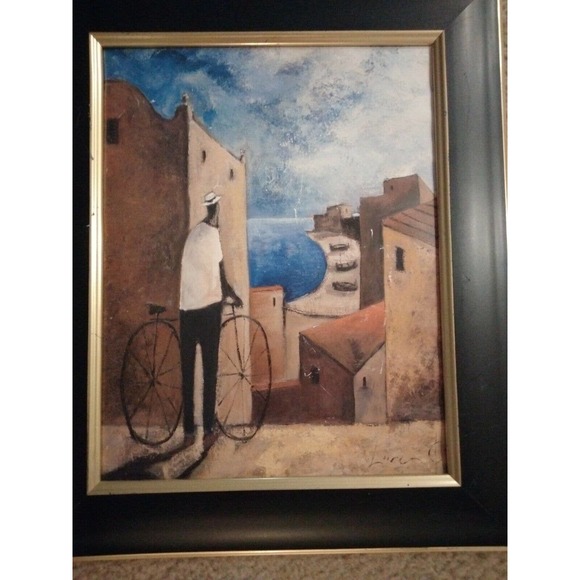 Lauren C Painting/Lithograph Signed Framed 18.25" x 15.25" - Picture 7 of 7